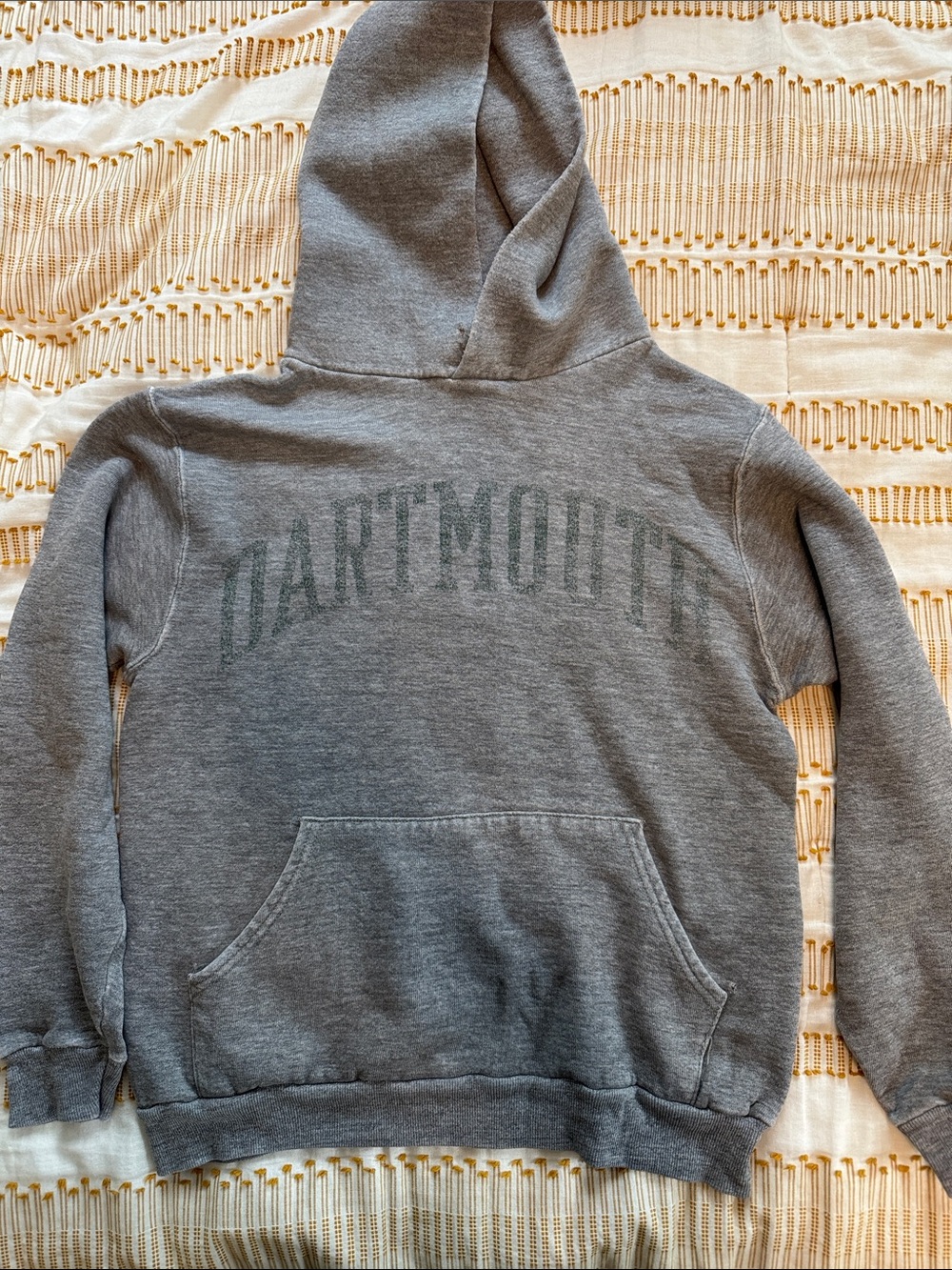 Gray Dartmouth Hooded Sweatshirt